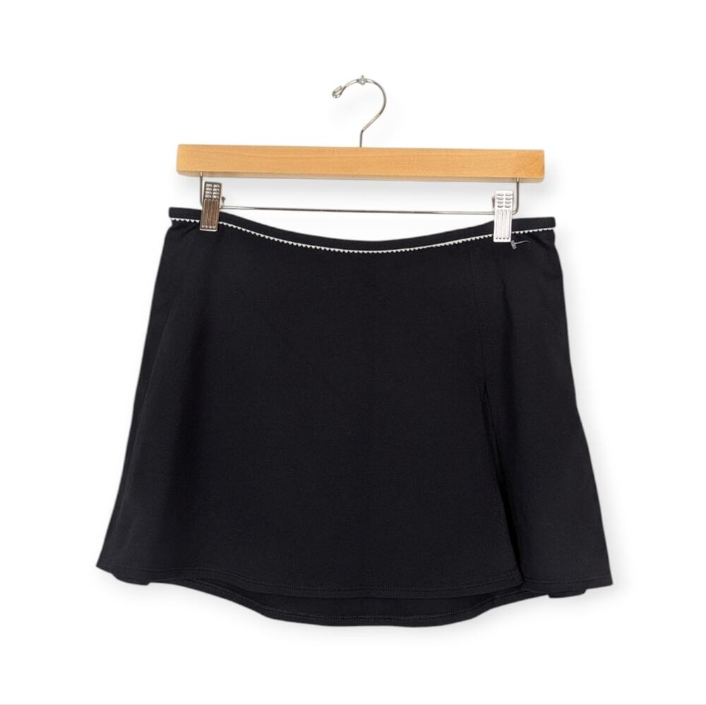 Vintage Anne Klein Retro Navy Micro Mini Skirt Size M